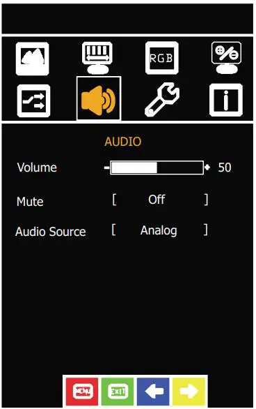iTECH ECHW2400HDWT2 Chassis LCD Display User Manual - AUDIO