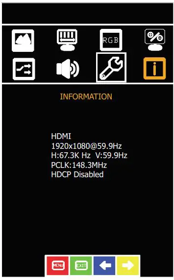 iTECH ECHW2400HDWT2 Chassis LCD Display User Manual - INFORMATION