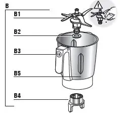 moulinex HF506111 Click and Cook Multifunction Kitchen Robot-4
