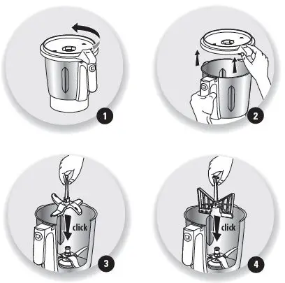 moulinex HF506111 Click and Cook Multifunction Kitchen Robot-6