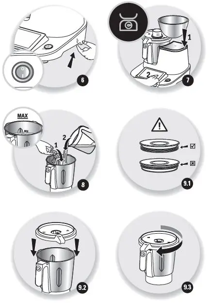 moulinex HF506111 Click and Cook Multifunction Kitchen Robot-8