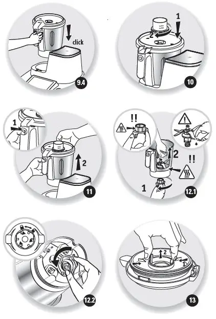 moulinex HF506111 Click and Cook Multifunction Kitchen Robot-9
