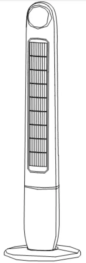 TRUSTECH Tower Fan -