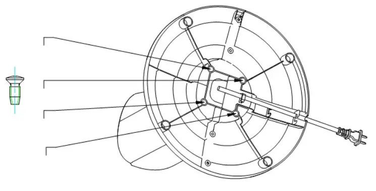 TRUSTECH Tower Fan -shown below