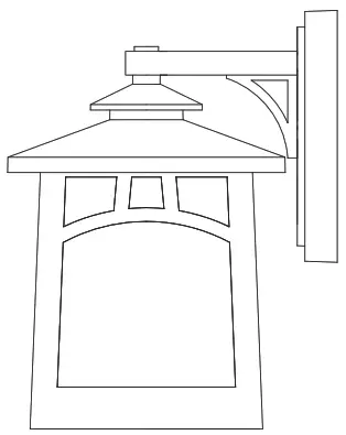 Signature Hardware 941499 Carytown Outdoor Wall Sconce Light