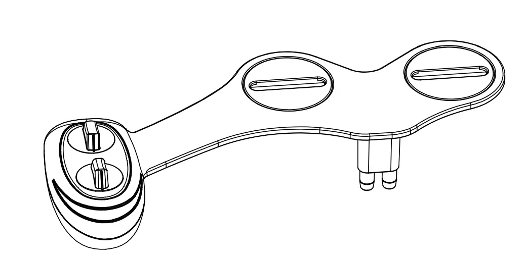 COMFIER BD-2205 Bidet Attachment for Toilet Seat