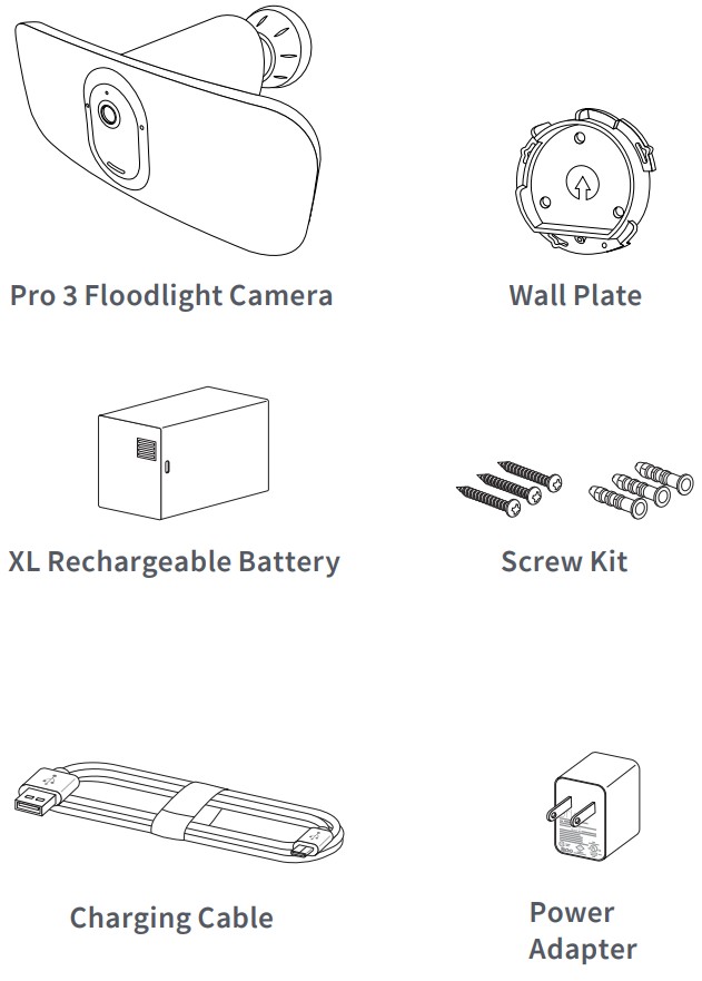arlo Floodlight Camera - box