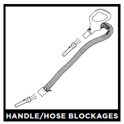HANDLE/HOSE BLOCKAGES
