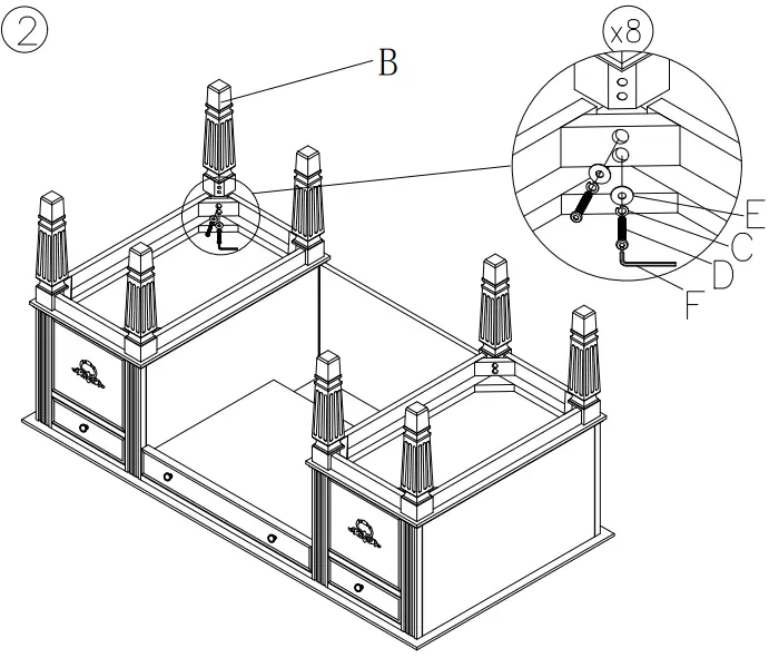 ASHLEY H527-26 Hamlyn 60 Inch Home Office Desk-FIG4