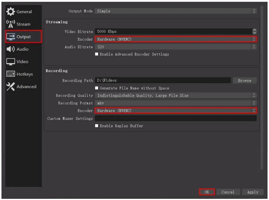 RGBlink MSP331 HDMI to USB-C Capture User Guide - Recording Settings