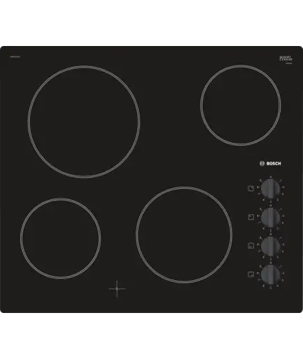 BOSCH PKE611CA1E Black Ceramic Glass Electric Hob User Manual-product-image