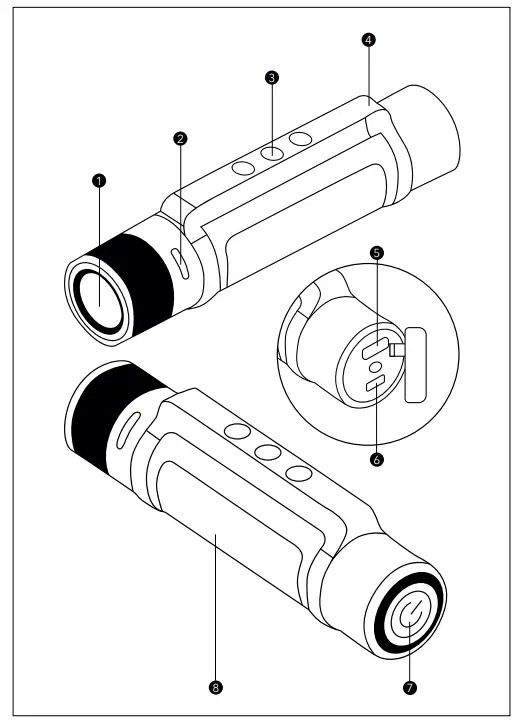 PROZIS LUX Prime 6 In 1 Flashlight - fig 1