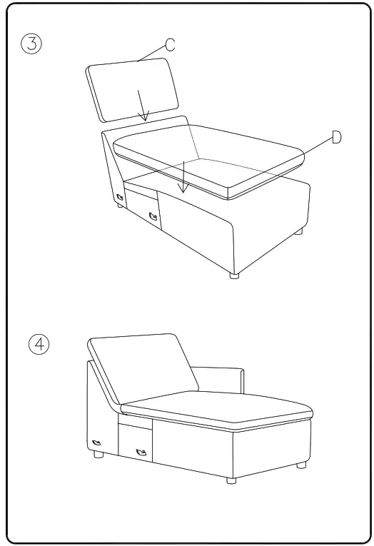 ASHLEY 6050916 Hartsdale Reclining Fabric Sofa - 3