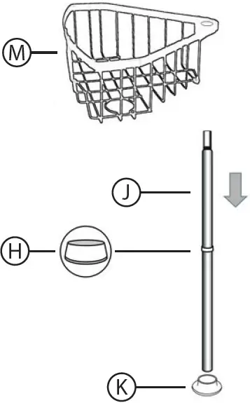 SortWise SW-IRN-015-2 Adjustable Bathroom Tension Corner Pole Caddy 04