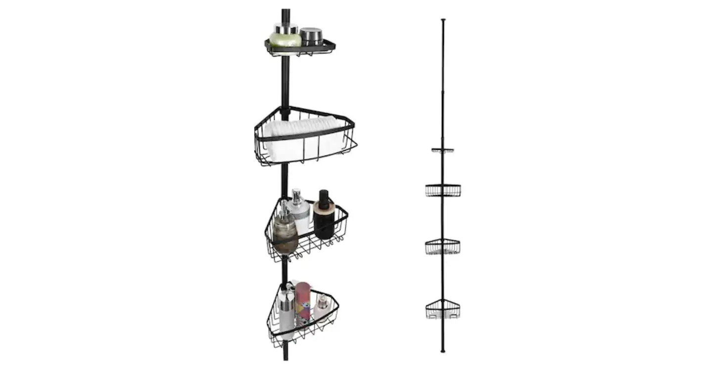 Sortwise Sw-irn-015-2 Adjustable Bathroom Tension Corner Pole Caddy Instruction Manual
