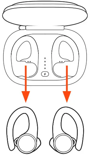 Plantronics BackBeat FIT 3200 Series-Power on