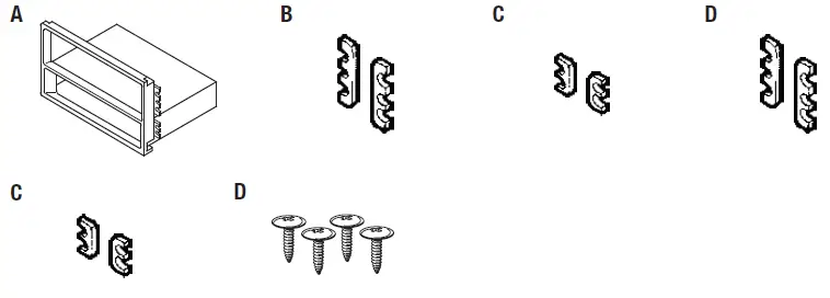 Metra 1995-2006 Hyundai InDash Mount 1