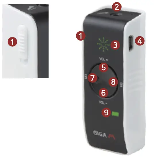GIGA M SM-1000S Wireless Gigaphone overview 1