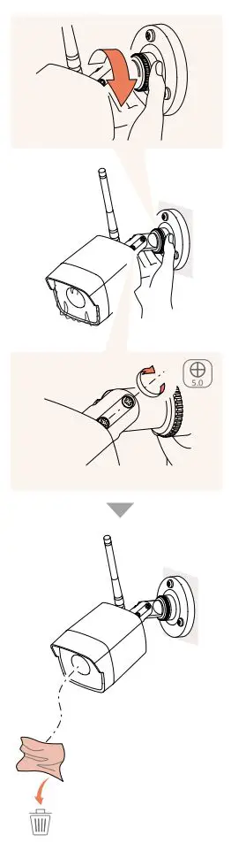 HIKVISION UD11629B-B Bullet Network Camera User Guide - Installation 6