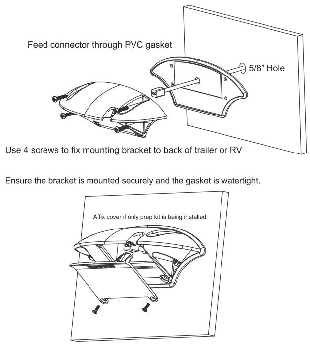 FURRION FRC12TA-BL Digital Wireless Camera System -- MOUNTUNG