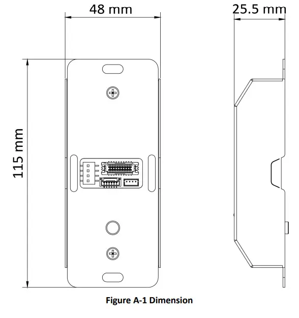HIKVISION Secure Door Control Unit DS-Dimension