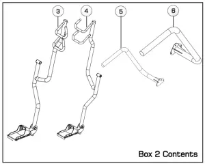Power climb fitness Box content
