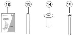 Power climb fitness Box content