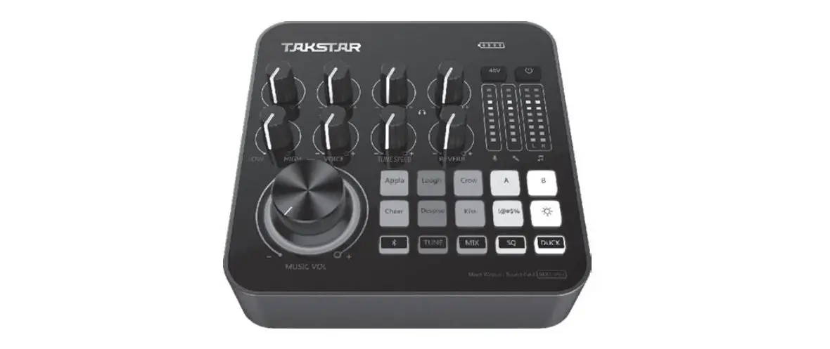 Takstar Mx1pro Mixer Webcast Sound Card User Manual
