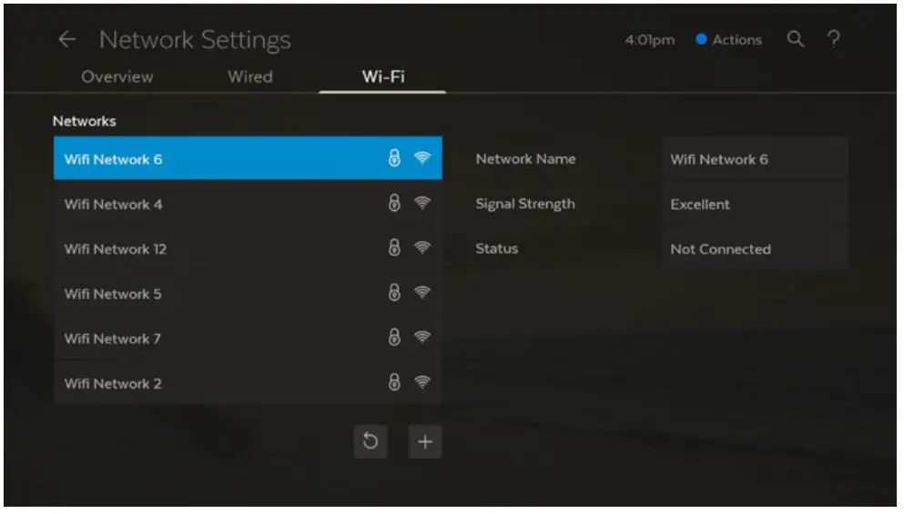 Fetch Box - Select your home Wi-Fi network from the list of networks