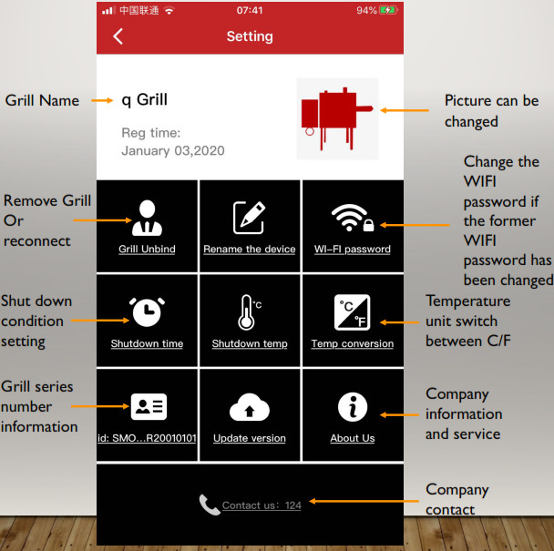 Apps SMOKEY BANDIT - Setup Setting