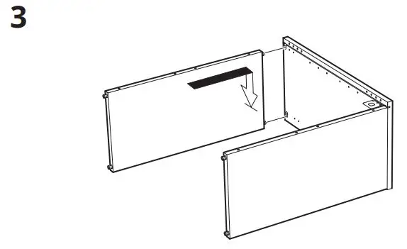 IKEA 90440429 ENHET Wall Cabinet with 1 Shelf Instruction Manual - Assembly 3