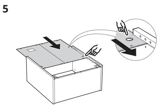 IKEA 90440429 ENHET Wall Cabinet with 1 Shelf Instruction Manual - Assembly 5