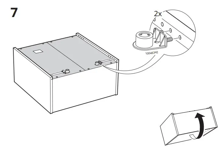 IKEA 90440429 ENHET Wall Cabinet with 1 Shelf Instruction Manual - Assembly 7