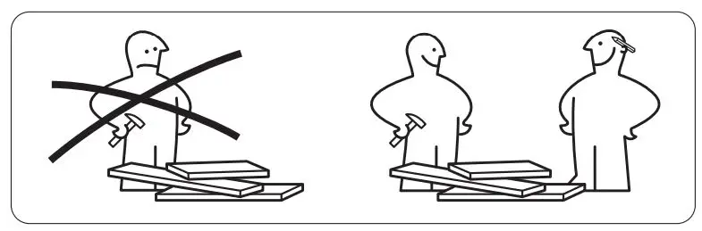 IKEA 90440429 ENHET Wall Cabinet with 1 Shelf Instruction Manual - Don't Assembel Alon need two adult people