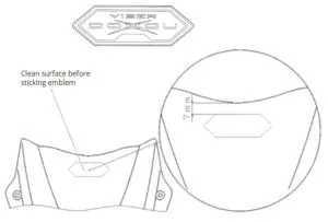 YAMAHA 16ZR Accessory Visor Center Rack - 1