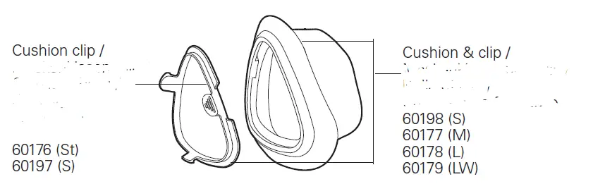 RESMED Mirage SoftGel Nasal CPAP Mask with Headgear-12