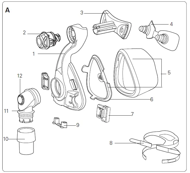 RESMED Mirage SoftGel Nasal CPAP Mask with Headgear-3
