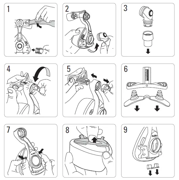 RESMED Mirage SoftGel Nasal CPAP Mask with Headgear-5