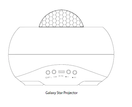 Shenzhenshiyonganbaotechnology HS-06 Galaxy Star Projector-1