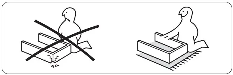 IKEA 003.691.11 NORDVIKEN Chair Instruction Manual - set properly and assembled