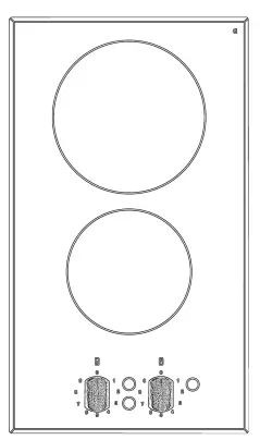 eurotech ED-CC302K 30CM Ceramic Cooktop fig1