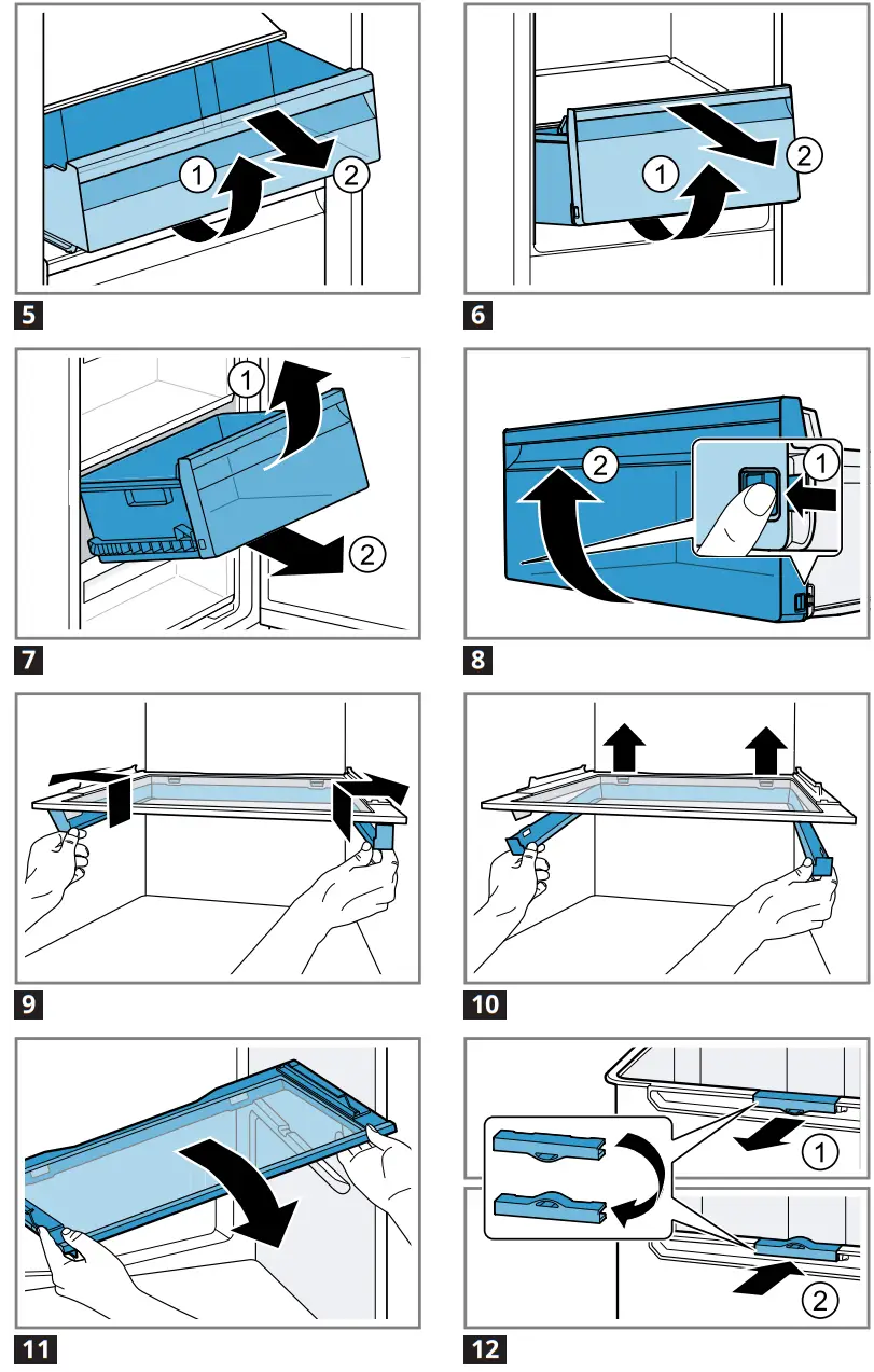 SIEMENS KG39NXIBF Fridge Freezer - fig 2