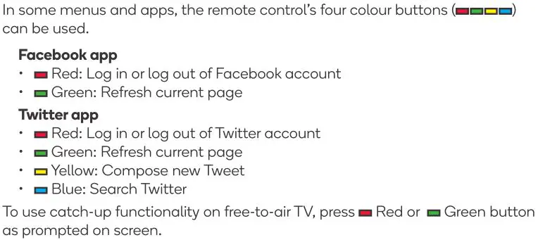 kogan 43” SMART HDR 4K LED TV - Colour buttons