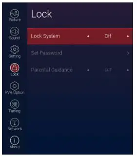 kogan 43” SMART HDR 4K LED TV - LOCK SETTINGS