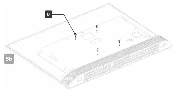 kogan 43” SMART HDR 4K LED TV - Optional wall-mounting installation 1