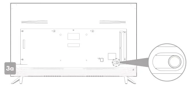 kogan 43” SMART HDR 4K LED TV - Using power button