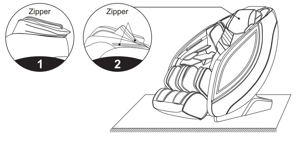 Osaki Titan Pro 3D Cascade Massage Chair - fig 34