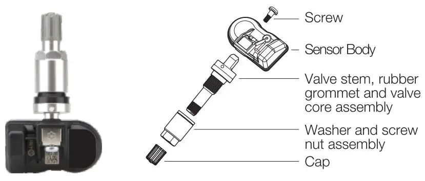 EXPLODED VIEW OF SENSOR