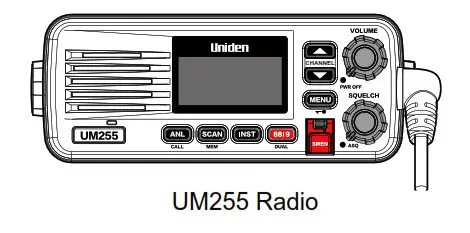 Uniden 27MHz Radio AM-Marine - UM255 Radio
