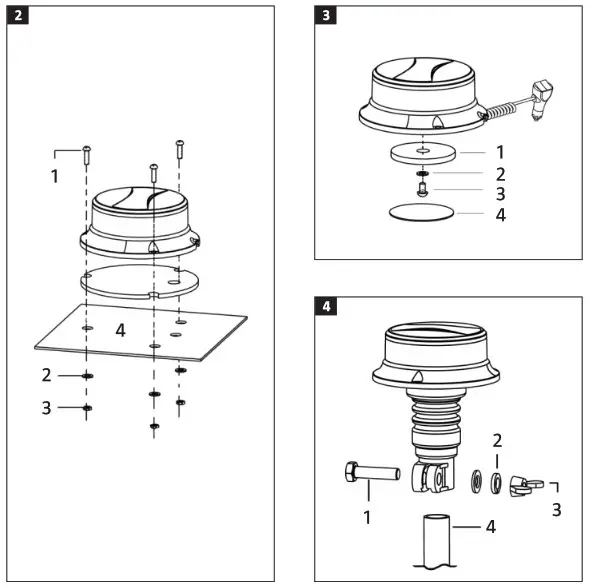 HAMRON 008860 Warning Light - overview 2